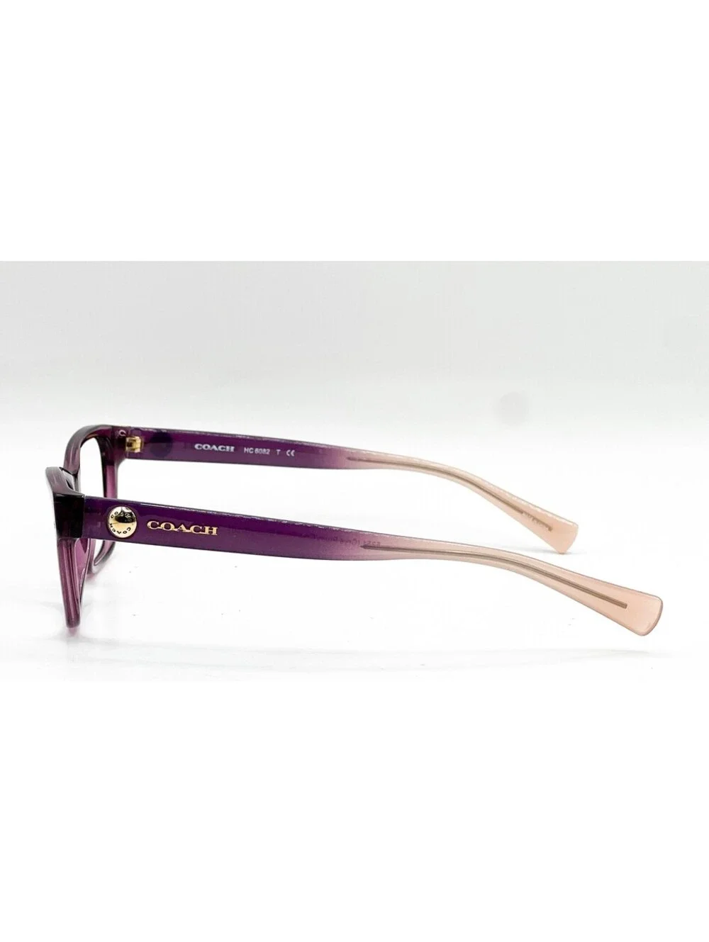 Coach HC 6082 5351 Crystal Plum Blush Gradient Eyeglass Frames 53-17-135